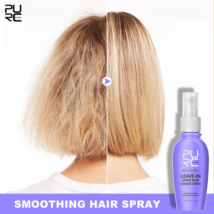 Spray Coconut Oil Smoothing Frizz After-Shampoo Moisturiz Hair Mask Damage Dry Hair Care