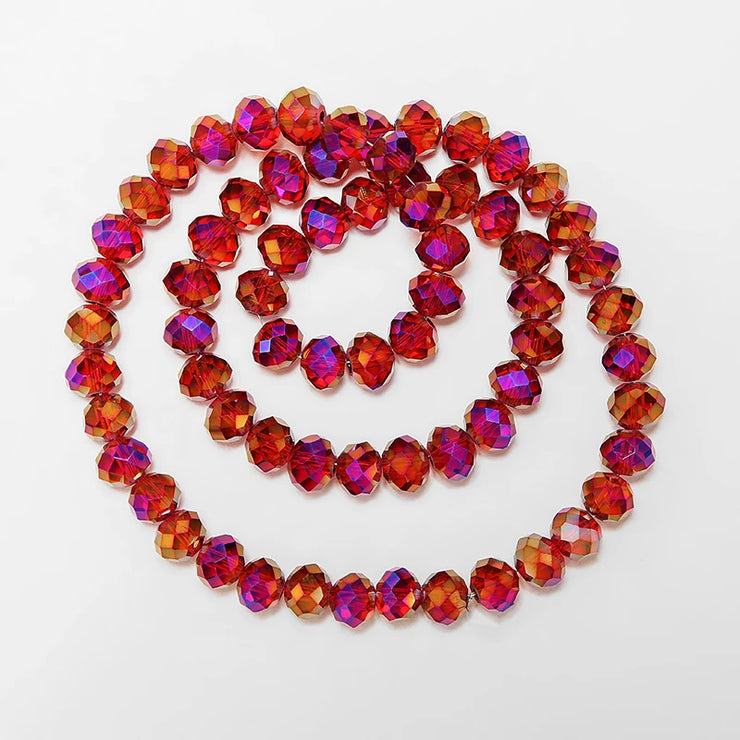 Crystal Beads Metalic Multicolor