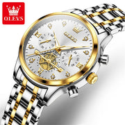 OLEVS 2897 Quartz Watch for Women Flywheel Design