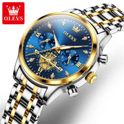OLEVS 2897 Quartz Watch for Women Flywheel Design