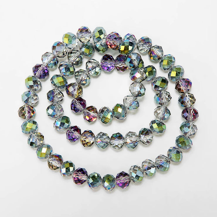 Crystal Beads Metalic Multicolor