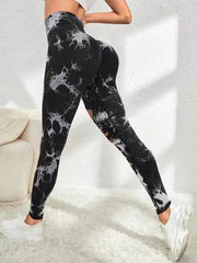 Hollow Out  High Waisted Push Up Tights