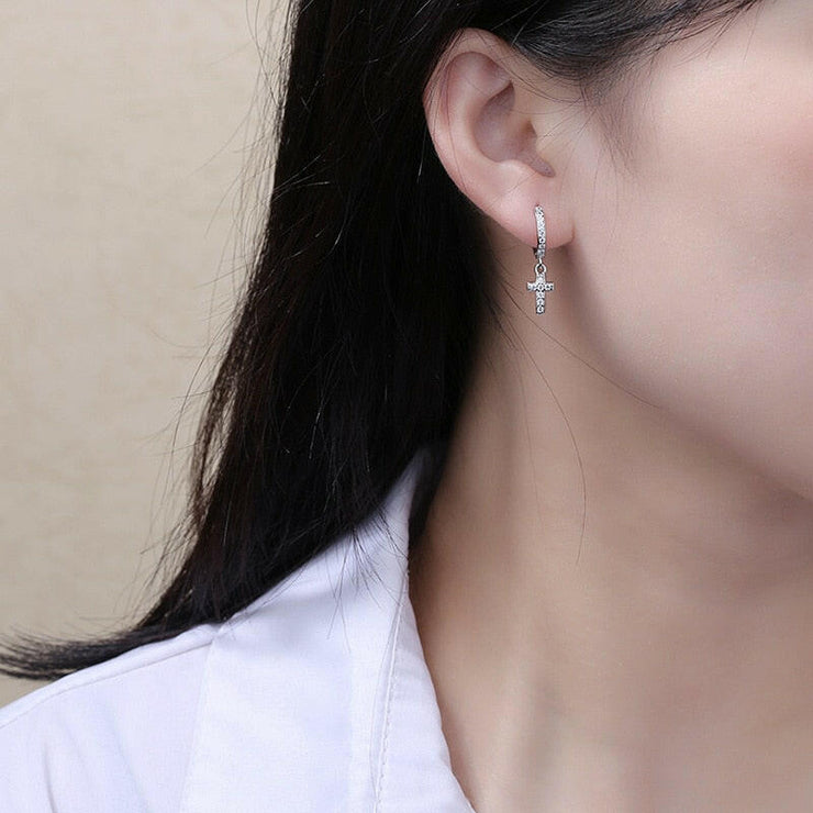 New fashion personality cross earrings