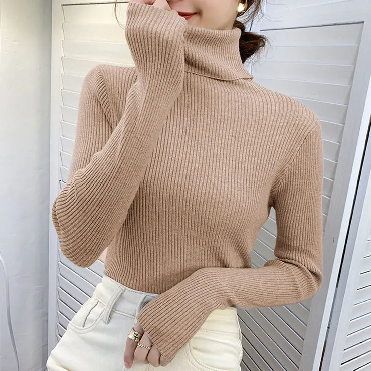 Women Fall Turtleneck Sweater