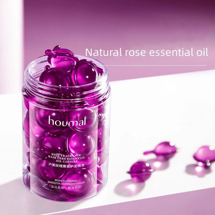 Rose Capsules Keratin Plant Complex Oil Dry Damaged Hair