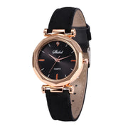 Women Fashion Casual Leather Belt Watches