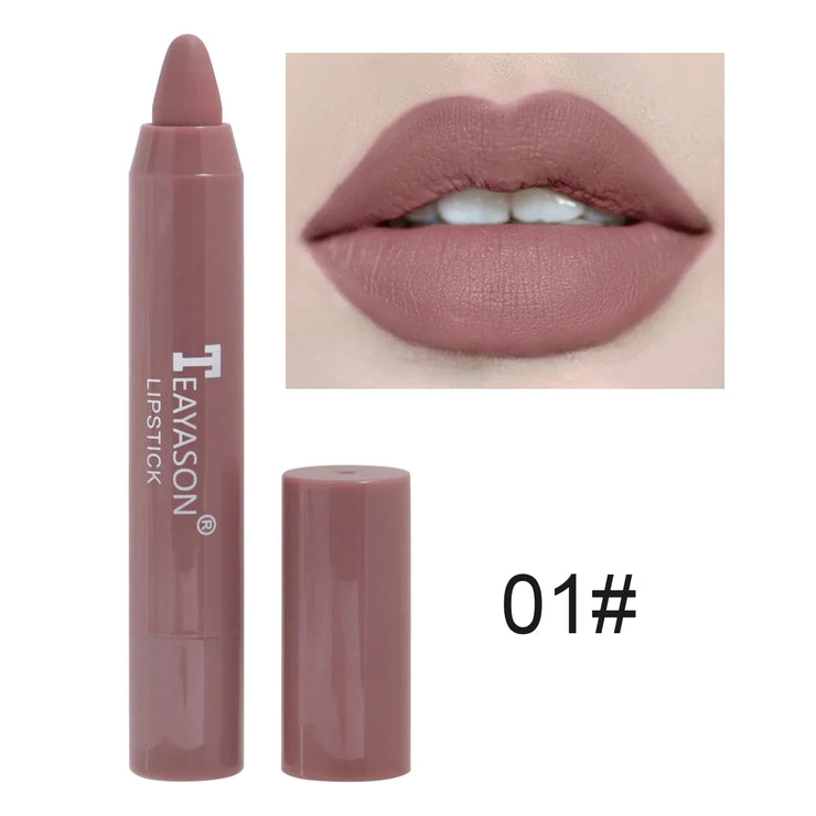 12 Colors Matte Lipstick Waterproof Long Lasting
