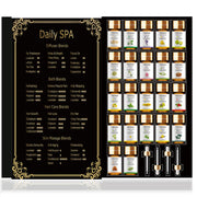 Pure Natural Essential Oils 22pcs Gift Box SPA Set for Skin Hair Care.